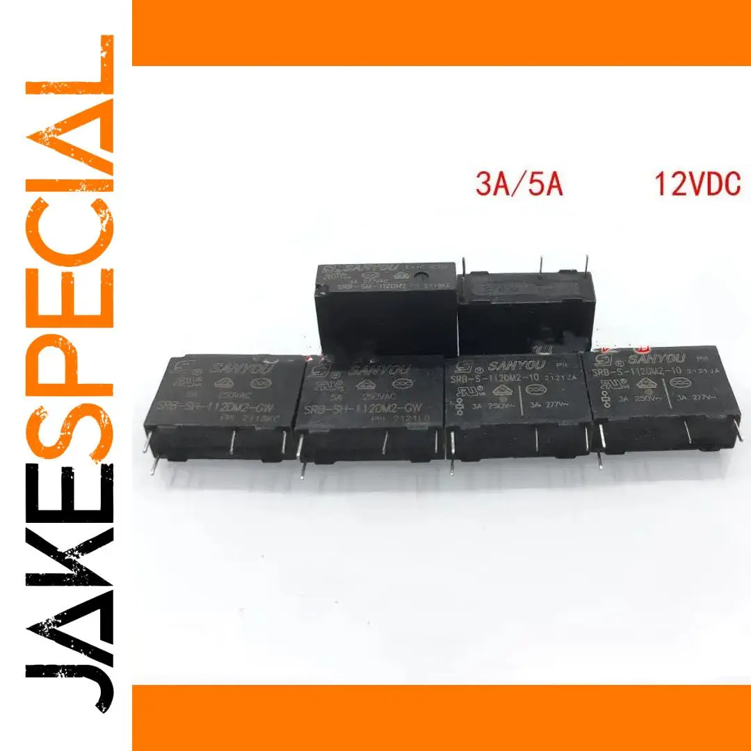 12VDC Electromagnetic Relay SRB-S-112DM2 1 12VDC Electromagnetic Relay SRB-S-112DM2