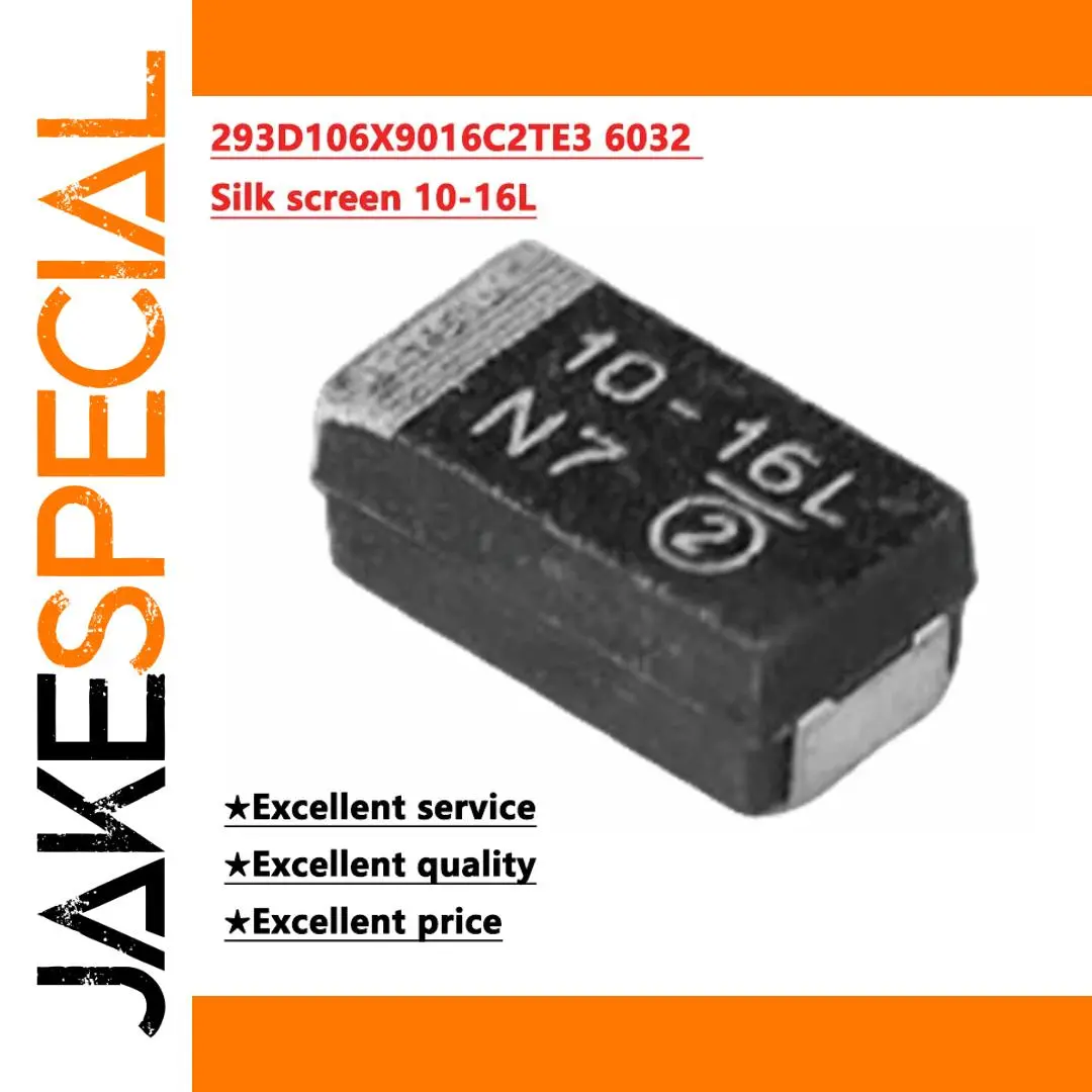 Set of 5 10µF 16V Tantalum Capacitors 1 Set of 5 10µF 16V Tantalum Capacitors