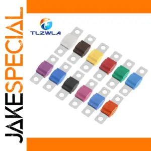 Automotive Fuses Set 20A-200A, Color-Coded