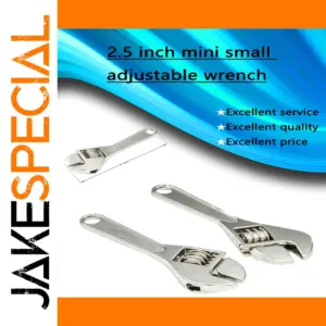 Miniature Steel Spanner Keychain Model 1