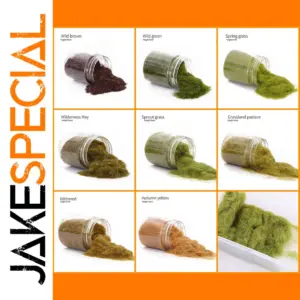 Realistic Static Grass Flock for Dioramas