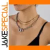 Stainless Steel Layered Necklace for Women