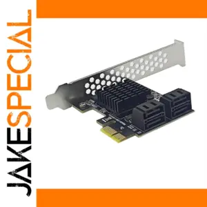 4-Port SATA III PCIe Expansion Card for PC