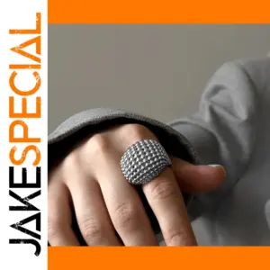 Stainless Steel Bead Ring Size 7