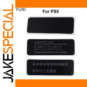 PS5 Black Housing Sticker Labels for Console