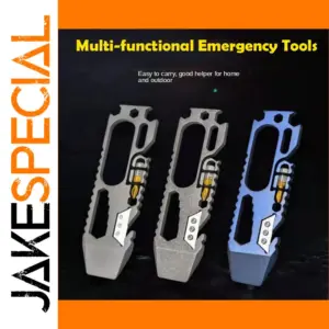 Titanium 11-in-1 Multi-Tool for Outdoor Use