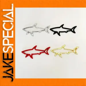 3D Metal Shark Emblem Badge for Vehicles