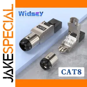CAT8 Shielded Network Connector for 10G Ethernet