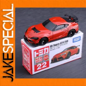 7cm Red Toyota GR Supra GT4 EVO Diecast Model