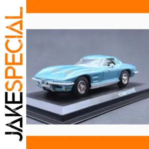 Light Blue Corvette 1/43 Diecast Model
