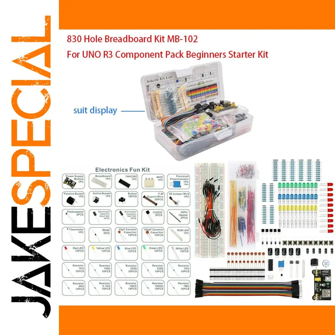 Transparent Breadboard Kit for Arduino R3 1 Transparent Breadboard Kit for Arduino R3