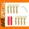 High-Quality Gold Plated Y Spade Connectors Set