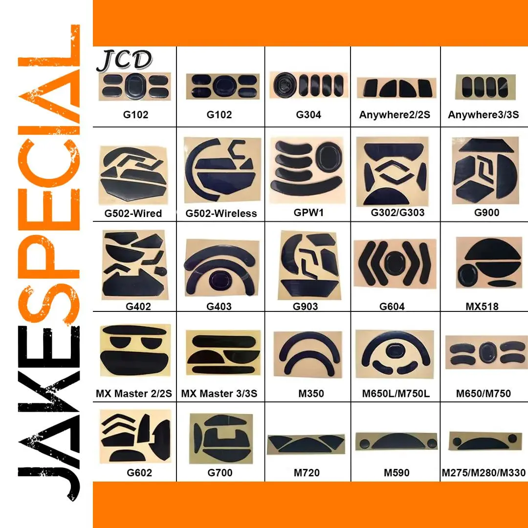 Logitech Mouse Feet Set for G102, G502 & More 1 Logitech Mouse Feet Set for G102, G502 & More