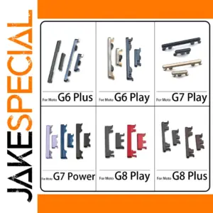 Vibrant Motorola Side Button Replacement for G5-G9 Plus