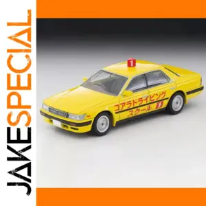 Vibrant Yellow Nissan Laurel N260a Diecast Model