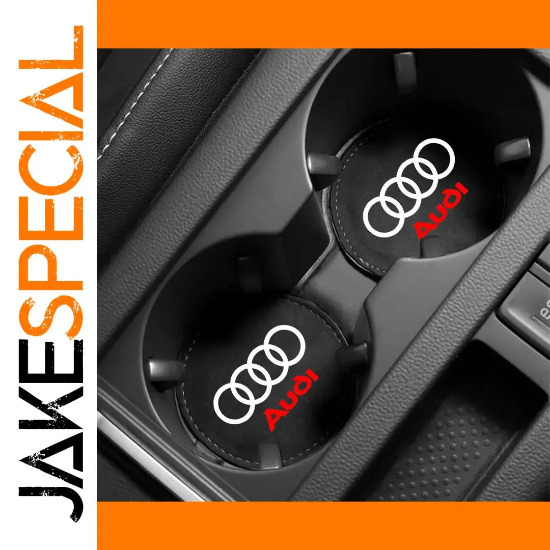 Premium Leather Car Coasters for Vehicles 1 Premium Leather Car Coasters for Vehicles