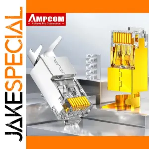 CAT7 RJ45 Pass-Through Network Connector