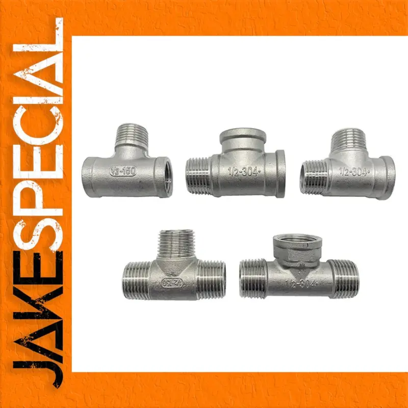 Enhance Your Plumbing System with the 304 Stainless Steel BSP T-Shaped Pipe Fitting 1 de74b89a1bf44ba68ef35d3c product image