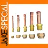 Brass Flare Fitting and Copper Coupler Set