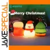 Christmas Snowman Silicone Night Light with Color-Changing LEDs