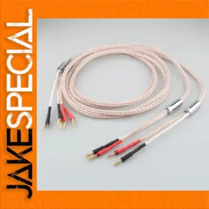 Premium OCC 8TC Monocrystalline Copper Speaker Cable