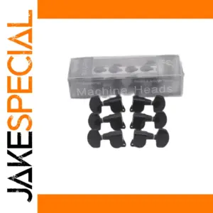 Black Guitar Tuners Set 0332 3R-3L Gear Ratio 1:15