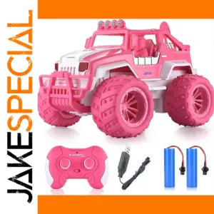 Pink Off-Road RC Climbing Toy Car for Kids