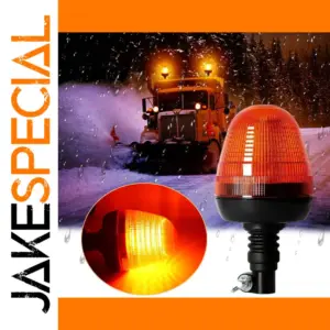 12W Amber Emergency Warning Light for Vehicles