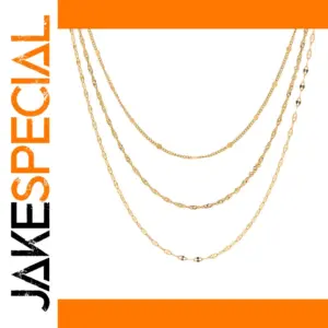 Elegant Gold Multi-Layer Women's Necklace