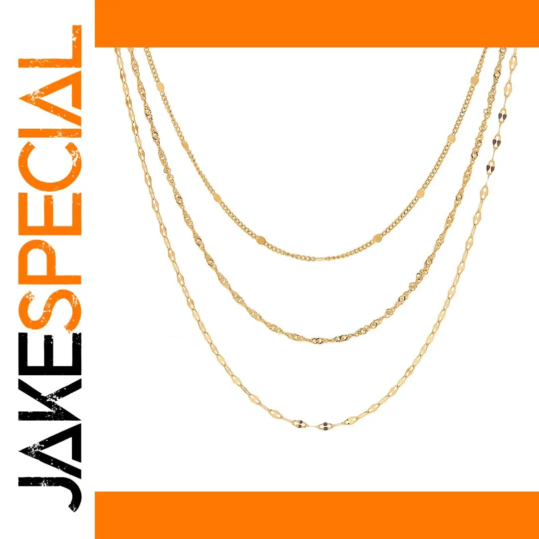 Elegant Gold Multi-Layer Women's Necklace 1 Elegant Gold Multi-Layer Women's Necklace