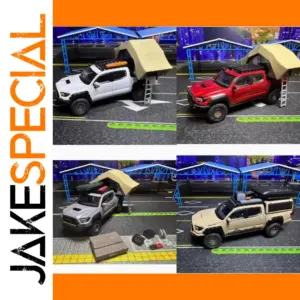 1/64 Scale Tacoma Miniature Model with Tent