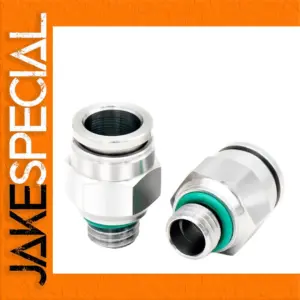 Stainless Steel Pneumatic Quick Connector M5–M20