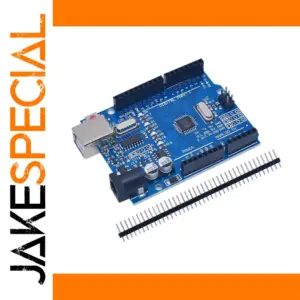 Vibrant Blue Arduino UNO R3 Development Board
