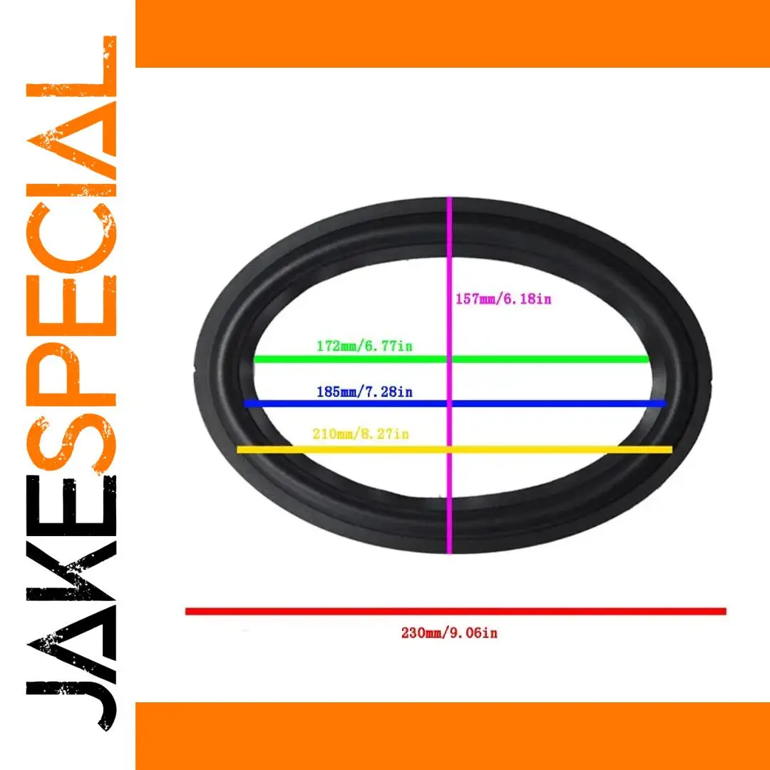 6x9 Inch Rubber Speaker Surround Repair Set 1 6x9 Inch Rubber Speaker Surround Repair Set