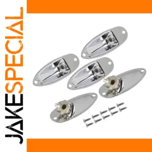 Boat Style 1/4 Inch Guitar Output Jacks (Set of 5)
