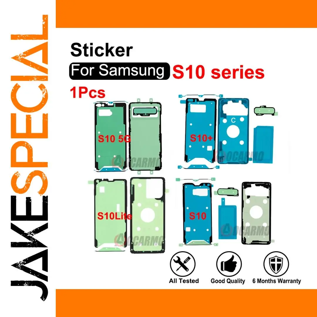 Samsung Galaxy S10 Adhesive Sticker Kit 1 Samsung Galaxy S10 Adhesive Sticker Kit