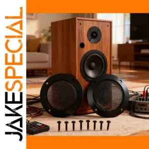 2-Inch Black Steel Car Speaker Grills Set