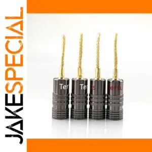 Gold-Plated Banana Plugs for Speaker Wires