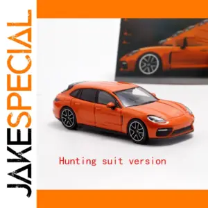Orange 1:64 Scale Diecast Panamera Turbo Model