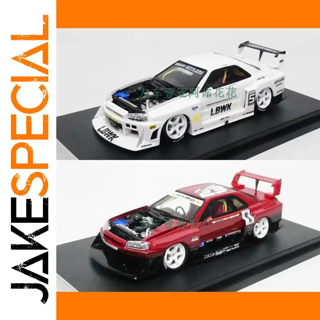 1/64 Scale LBWK ER34 GT-R Resin Model 1 1/64 Scale LBWK ER34 GT-R Resin Model