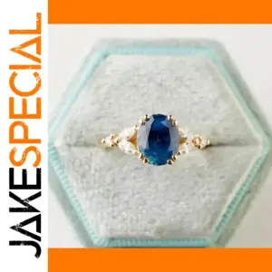 Gold-plated Floral Pattern Women's Ring