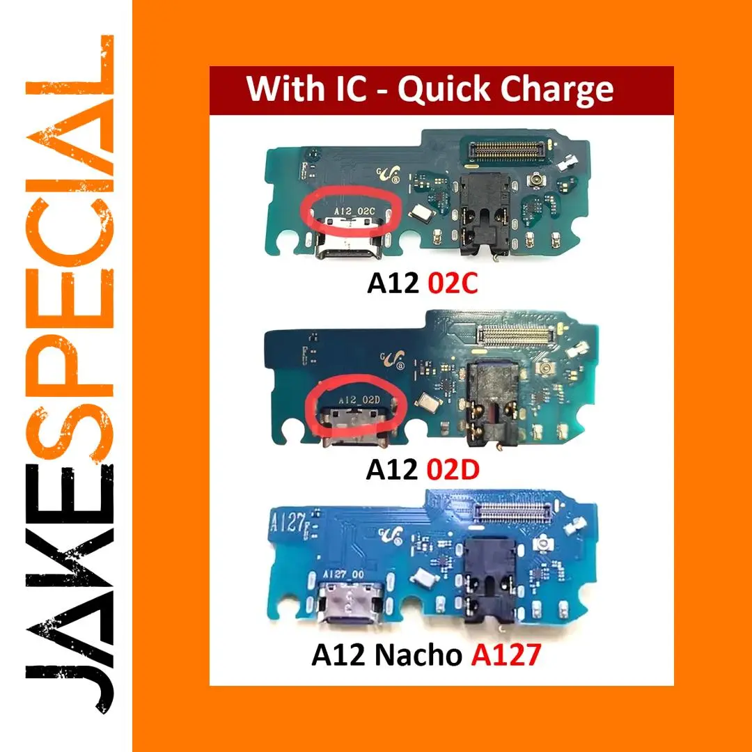 Samsung A12 Flex Cable Replacement for A125/A127 1 Samsung A12 Flex Cable Replacement for A125/A127