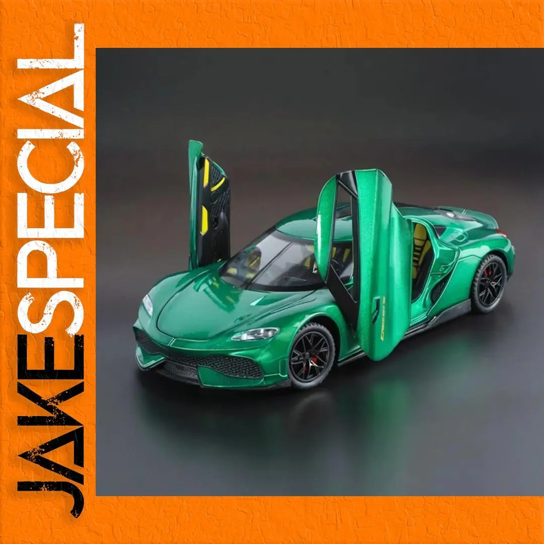 Vibrant Green Gemera GT Diecast Model 1 Vibrant Green Gemera GT Diecast Model
