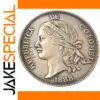 1888 Colombian Peso Replica Coin - Vintage Style
