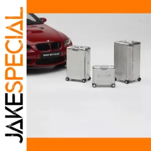 1/18 Scale Alloy Suitcase Set for Car Models