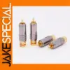 Premium Gold-Plated RCA Male Connectors Set
