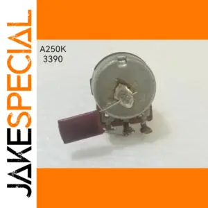 Alpha A250K Potentiometer & Capacitor Set for Guitars