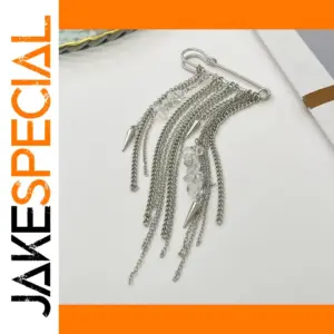 Silver Tassel Pants Chain Accessory