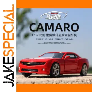1:36 Chevrolet Camaro Diecast Model in Red