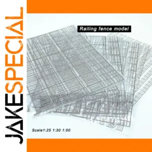 Miniature Fence Model for Dioramas and Displays